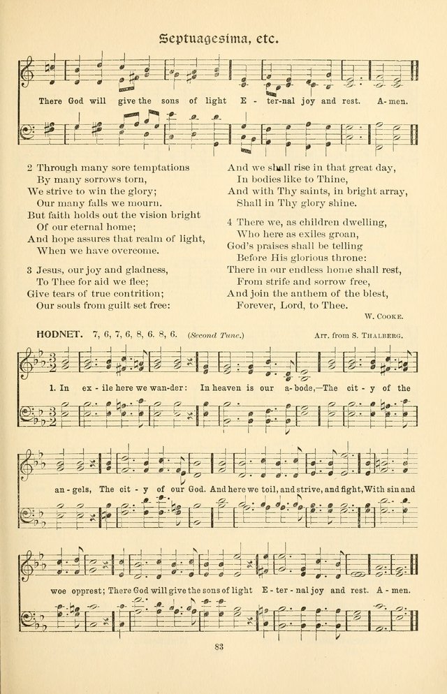 Hymnal Companion to the Prayer Book: with accompanying tunes page 85