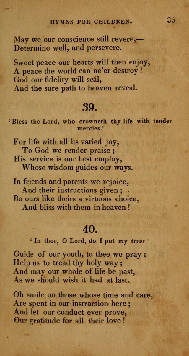 Hymns for Children, Selected and Altered page 28