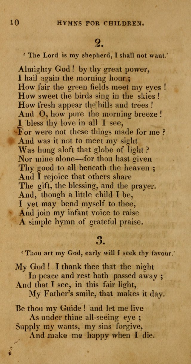 Hymns for Children, Selected and Altered page 3