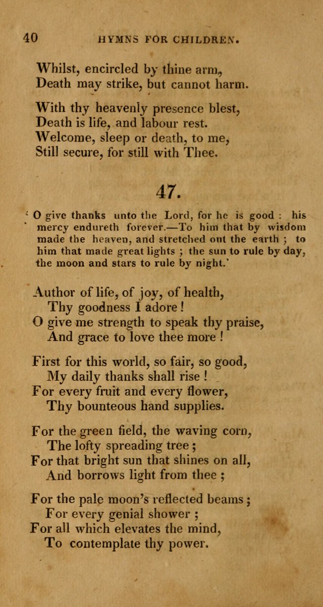 Hymns for Children, Selected and Altered page 33