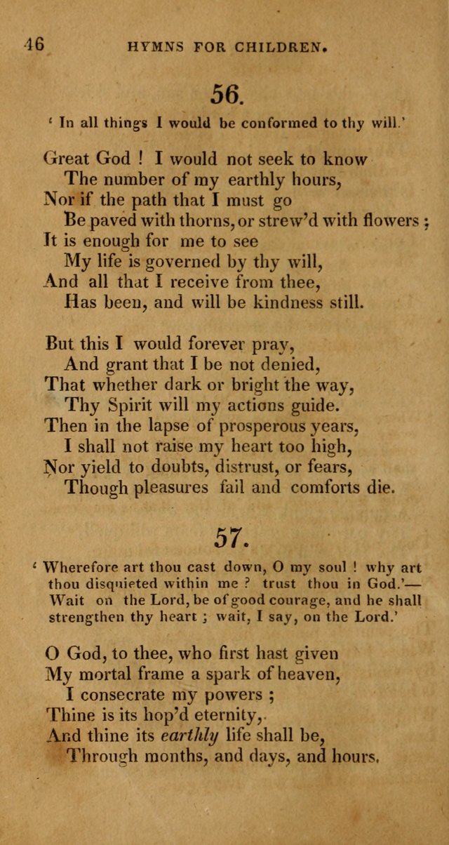 Hymns for Children, Selected and Altered page 39