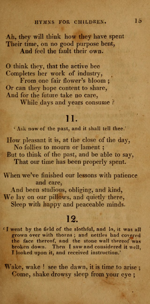 Hymns for Children, Selected and Altered page 8