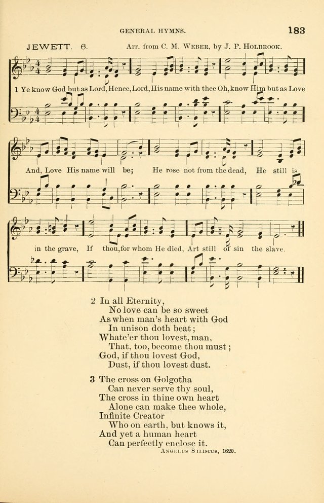 Hymnal for Christian Science Church and Sunday School Services page 183