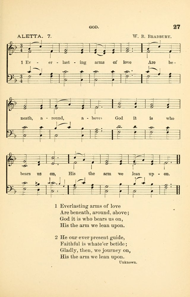 Hymnal for Christian Science Church and Sunday School Services page 27