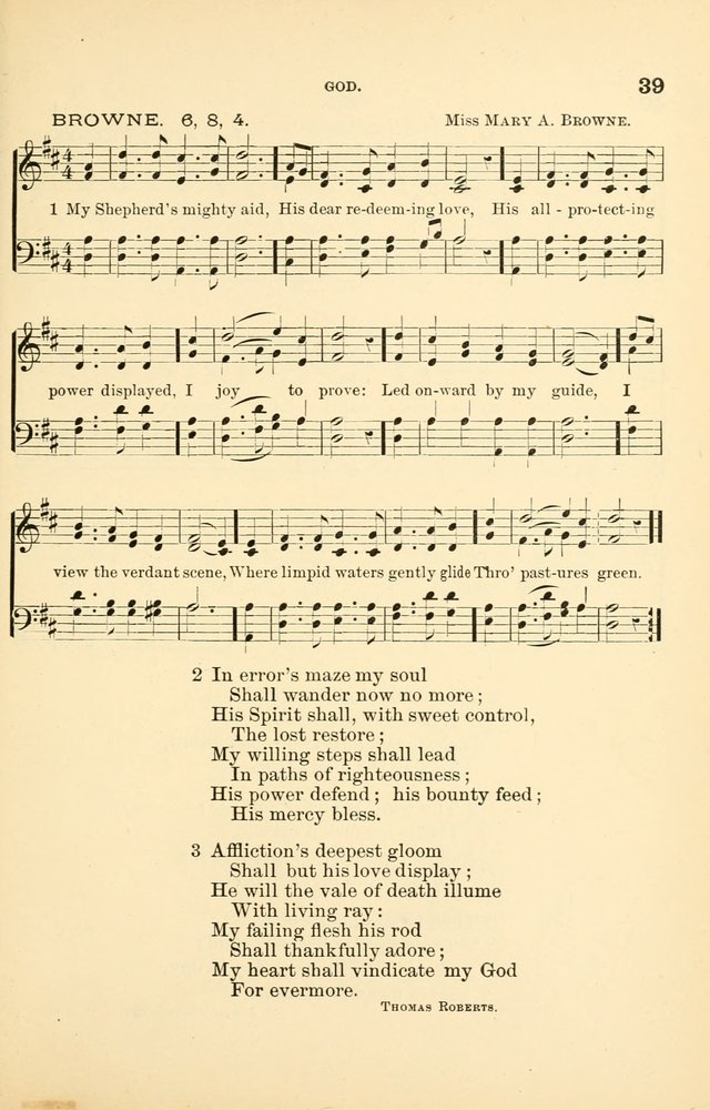 Hymnal for Christian Science Church and Sunday School Services page 39