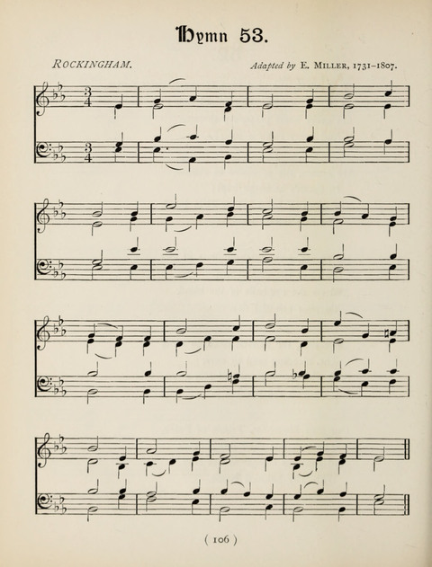 Hymns and Chorales: for schools and colleges page 106