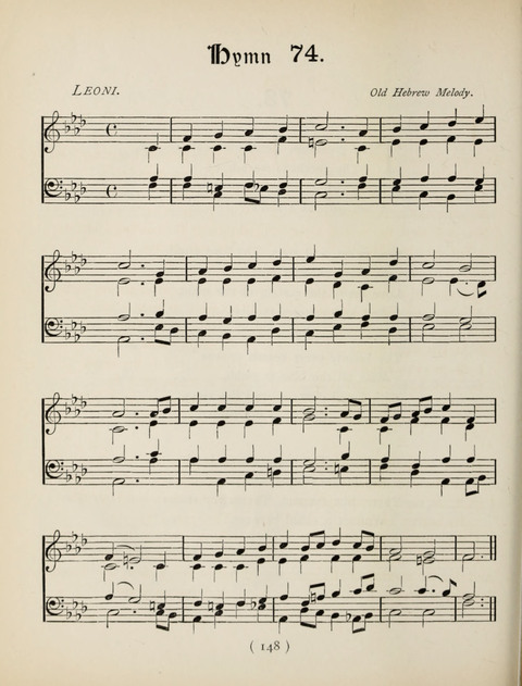Hymns and Chorales: for schools and colleges page 148