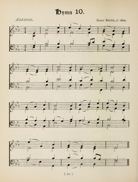 Hymns and Chorales: for schools and colleges page 20