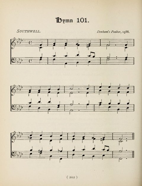 Hymns and Chorales: for schools and colleges page 202