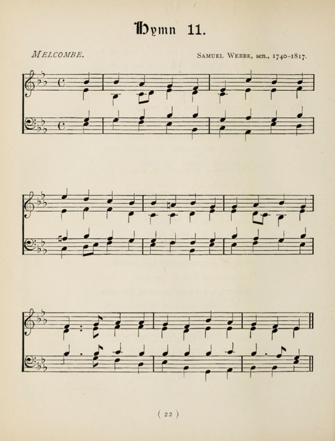 Hymns and Chorales: for schools and colleges page 22