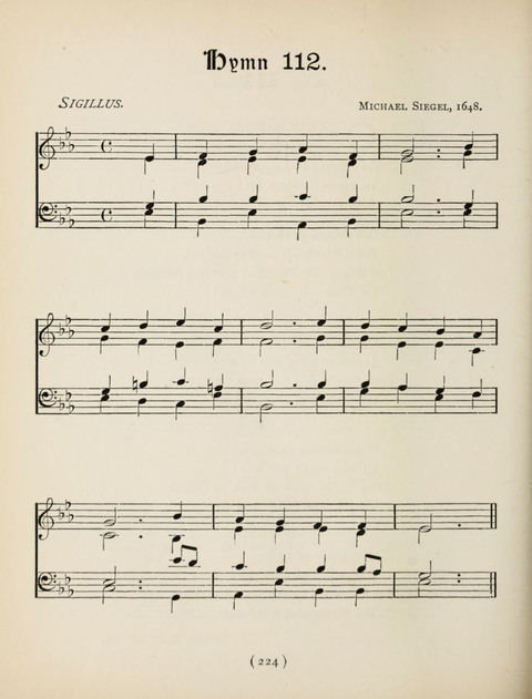 Hymns and Chorales: for schools and colleges page 224