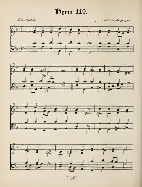 Hymns and Chorales: for schools and colleges page 238