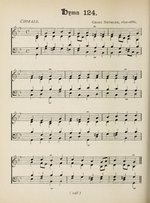 Hymns and Chorales: for schools and colleges page 248