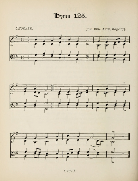 Hymns and Chorales: for schools and colleges page 250