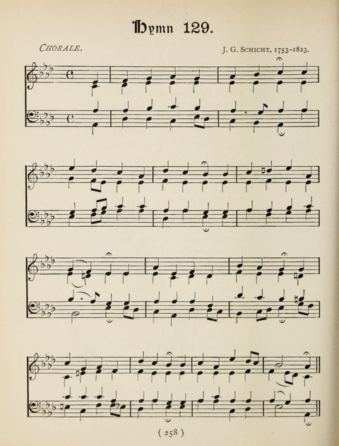 Hymns and Chorales: for schools and colleges page 258