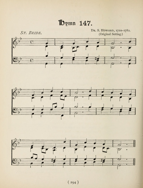 Hymns and Chorales: for schools and colleges page 294