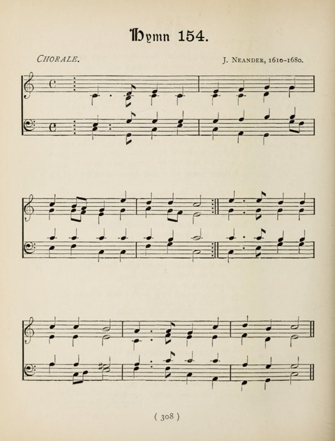 Hymns and Chorales: for schools and colleges page 308