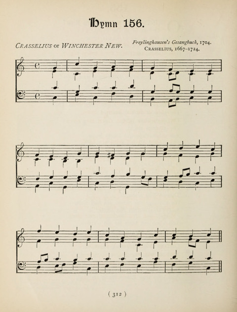 Hymns and Chorales: for schools and colleges page 312