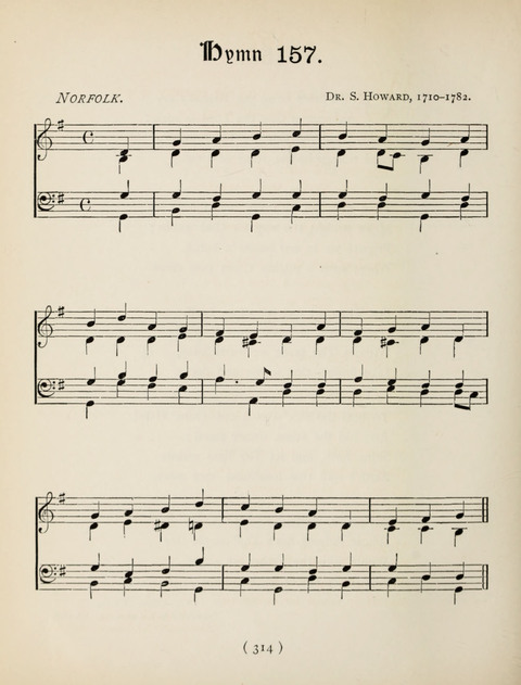 Hymns and Chorales: for schools and colleges page 314