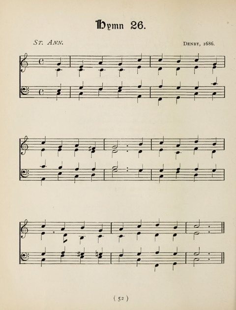 Hymns and Chorales: for schools and colleges page 52