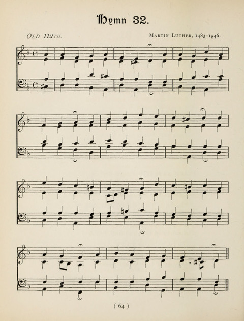Hymns and Chorales: for schools and colleges page 64