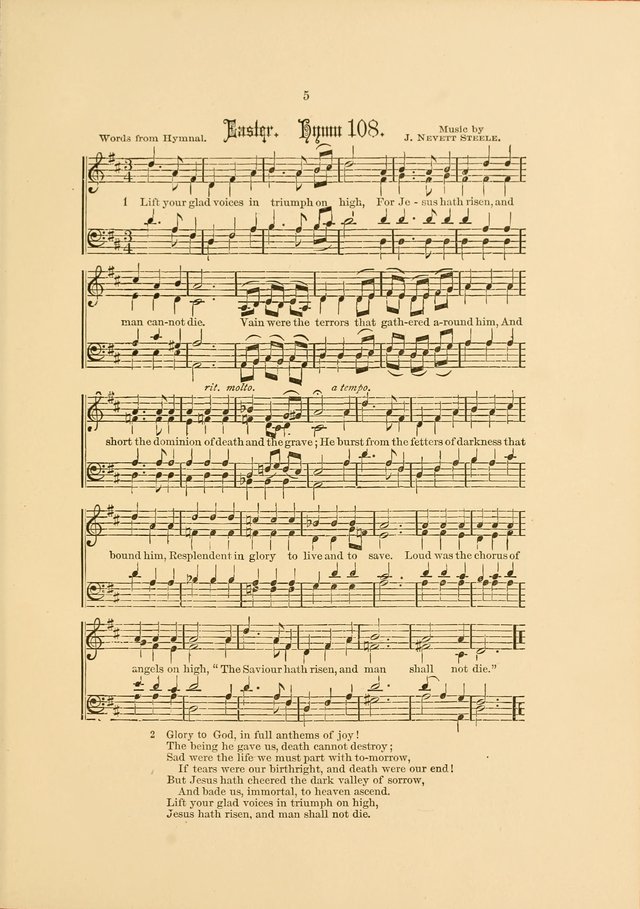 Hymns and Carols Set to Music page 5