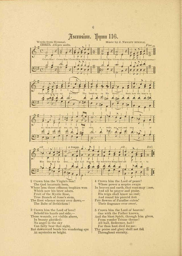 Hymns and Carols Set to Music page 6