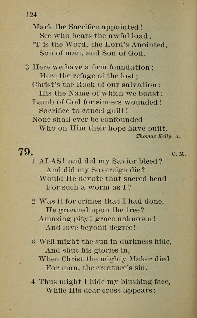 Hymnal: for churches and Sunday-schools of the Augustana Synod page 124