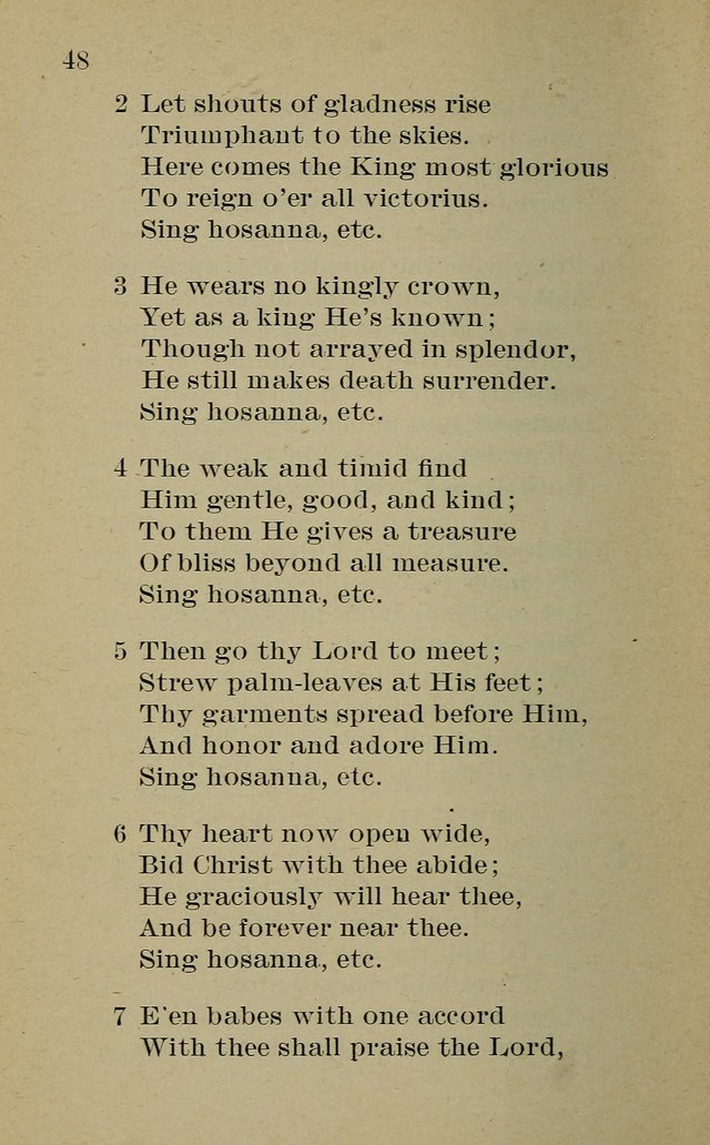 Hymnal: for churches and Sunday-schools of the Augustana Synod page 48