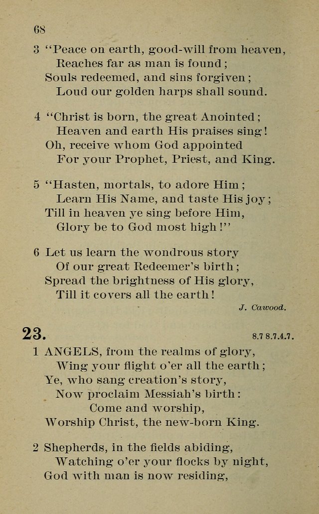 Hymnal: for churches and Sunday-schools of the Augustana Synod page 68