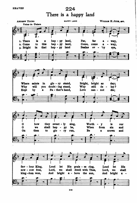 Hymns of the Centuries: Sunday School Edition page 226