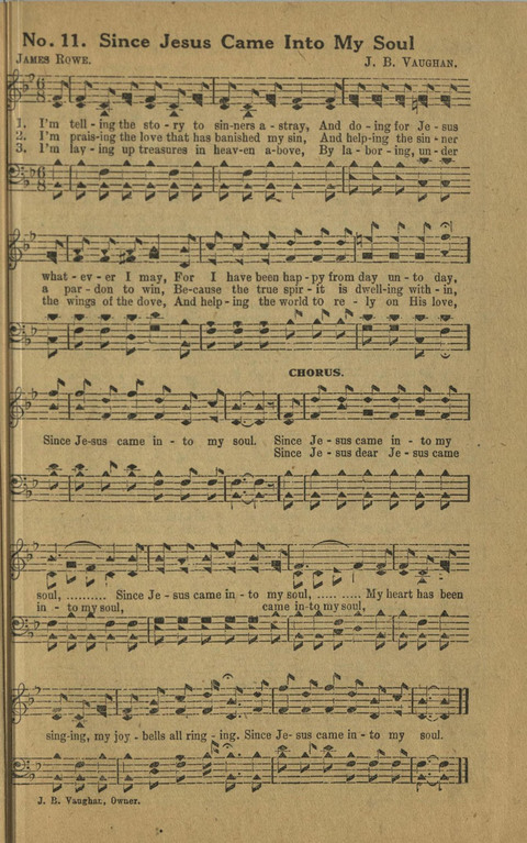 Heavenly Echoes No. 2: for Sunday Schools Singing Schools & Social Gatherings page 11