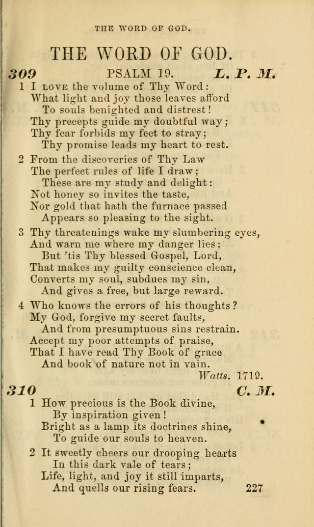 Hymns for the use of the Evangelical Lutheran Church, by the Authority of the Ministerium of Pennsylvania page 227