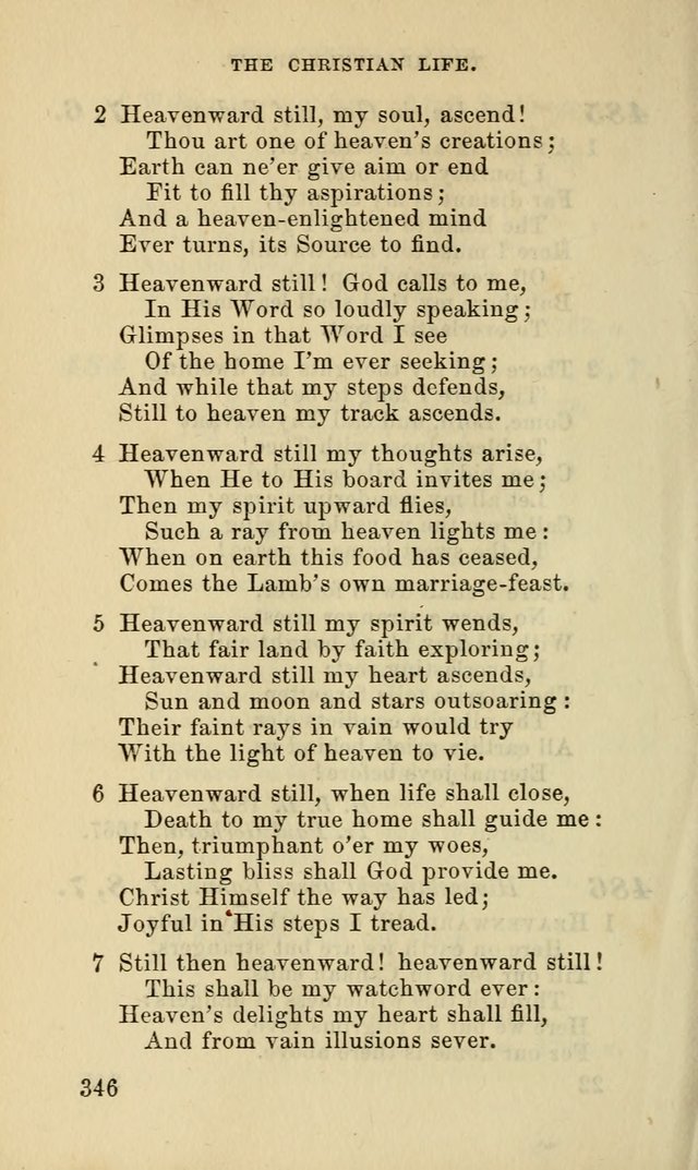 Hymns for the use of the Evangelical Lutheran Church, by the Authority of the Ministerium of Pennsylvania page 346