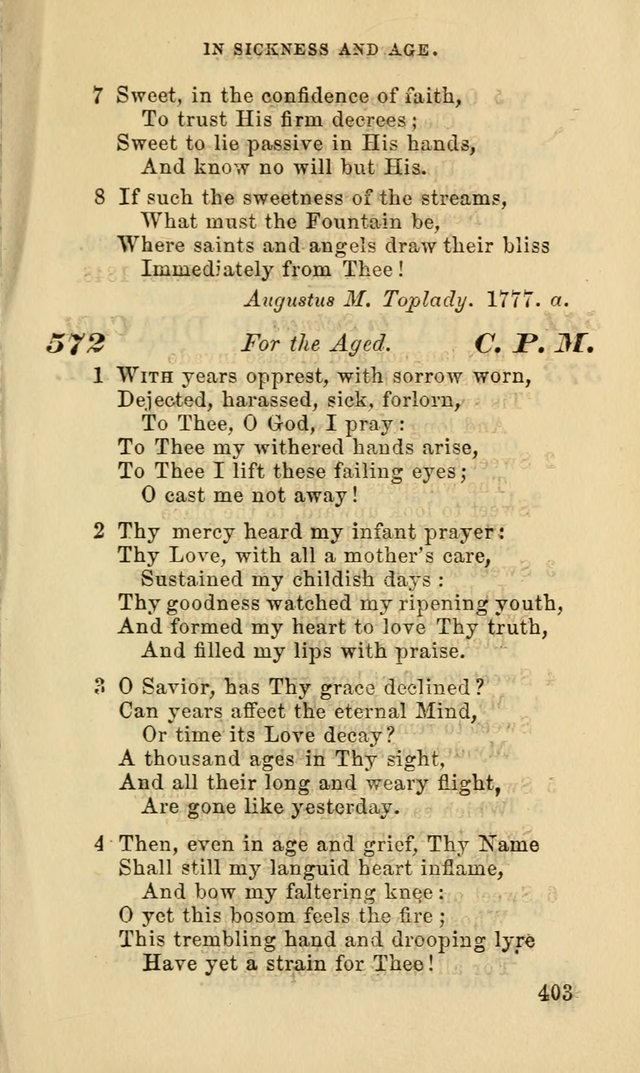 Hymns for the use of the Evangelical Lutheran Church, by the Authority of the Ministerium of Pennsylvania page 403