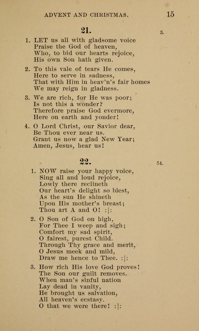 Hymnal for Evangelical Lutheran Missions page 15