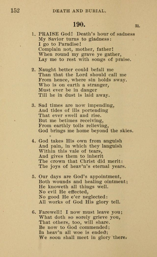 Hymnal for Evangelical Lutheran Missions page 152
