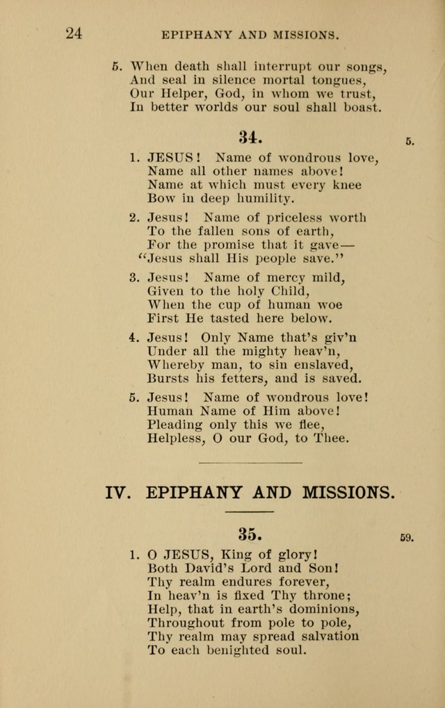 Hymnal for Evangelical Lutheran Missions page 24