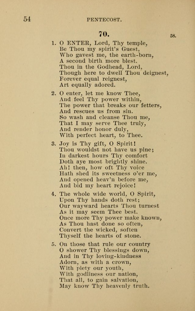 Hymnal for Evangelical Lutheran Missions page 54