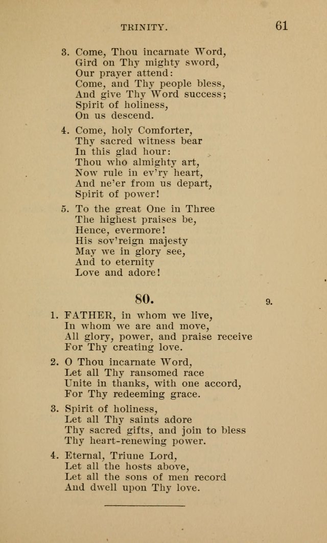 Hymnal for Evangelical Lutheran Missions page 61