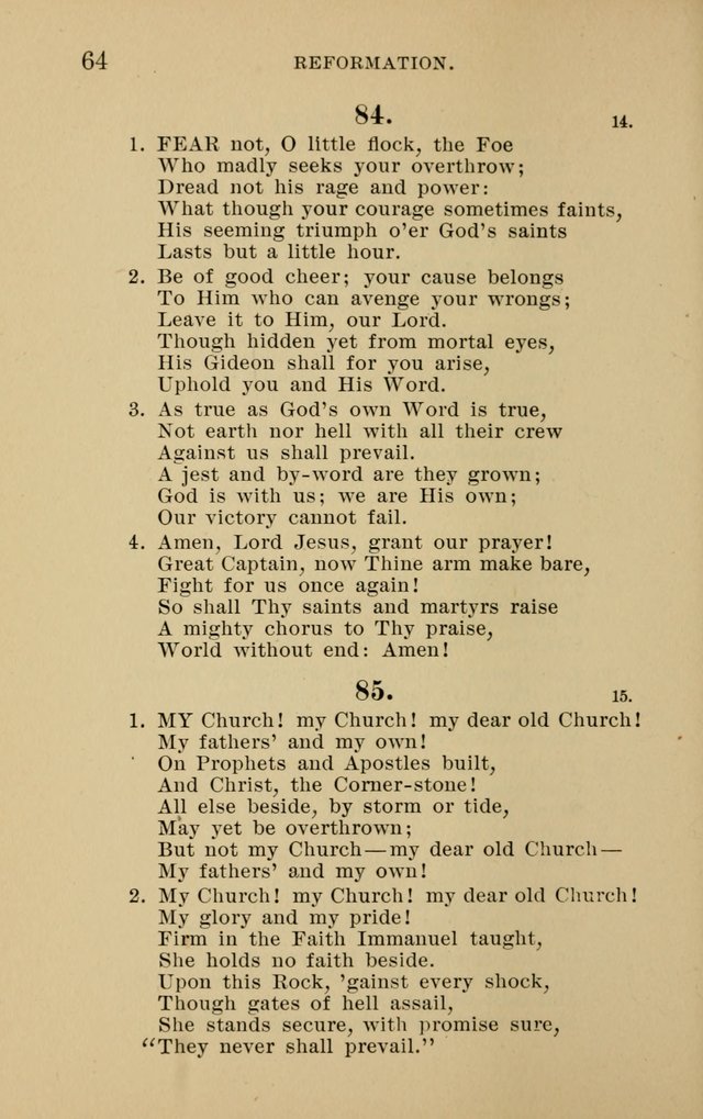 Hymnal for Evangelical Lutheran Missions page 64