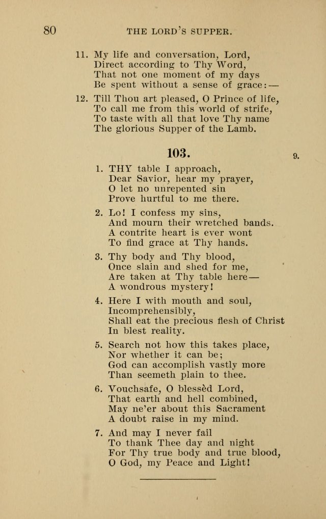 Hymnal for Evangelical Lutheran Missions page 80