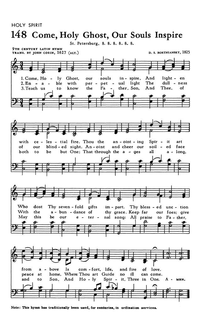The Hymnal of The Evangelical United Brethren Church page 150