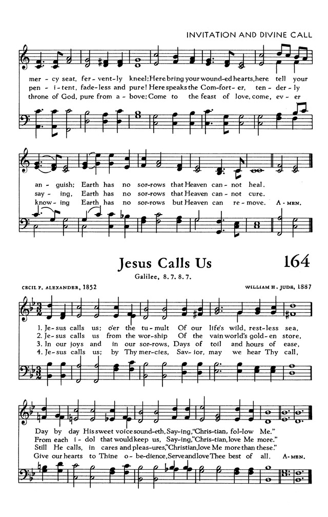 The Hymnal of The Evangelical United Brethren Church page 163