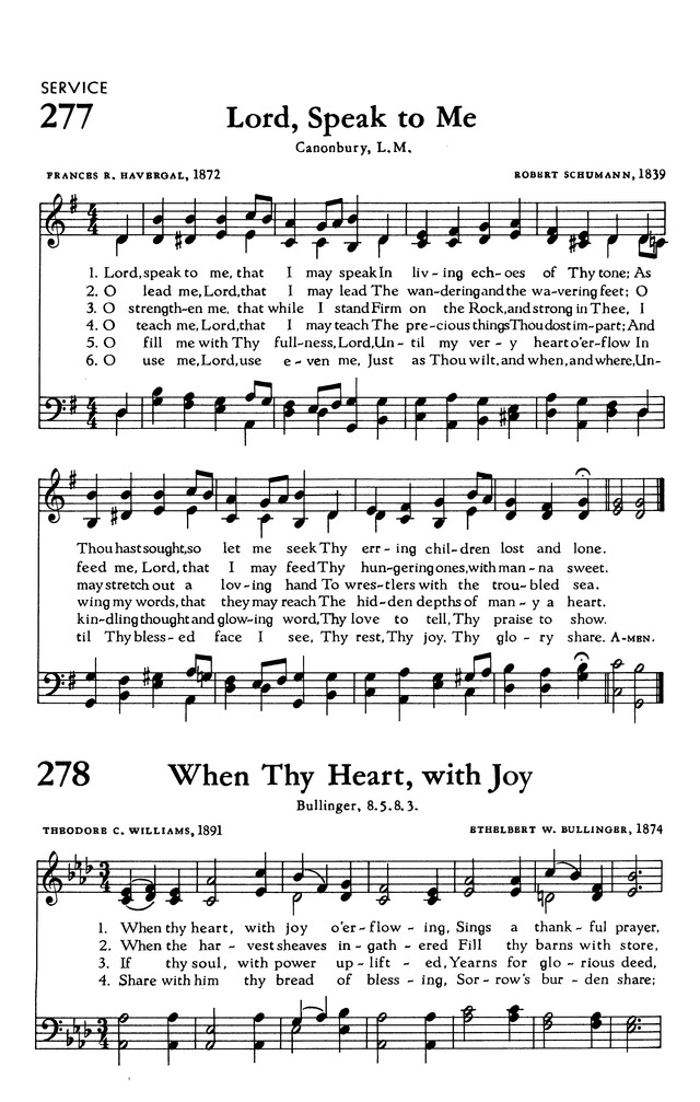 The Hymnal of The Evangelical United Brethren Church page 262