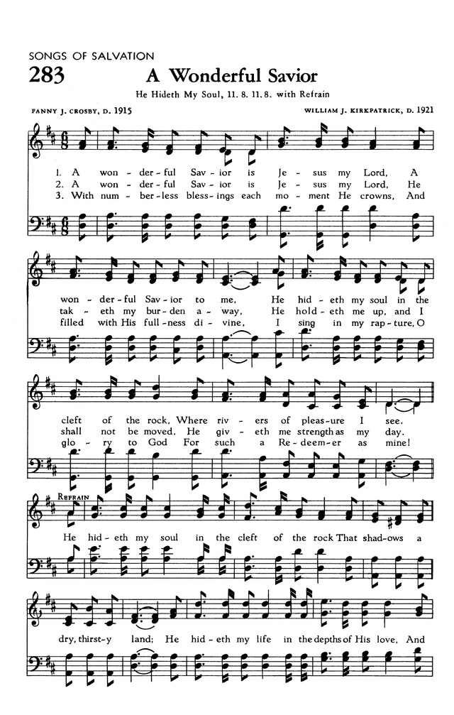 The Hymnal of The Evangelical United Brethren Church page 266