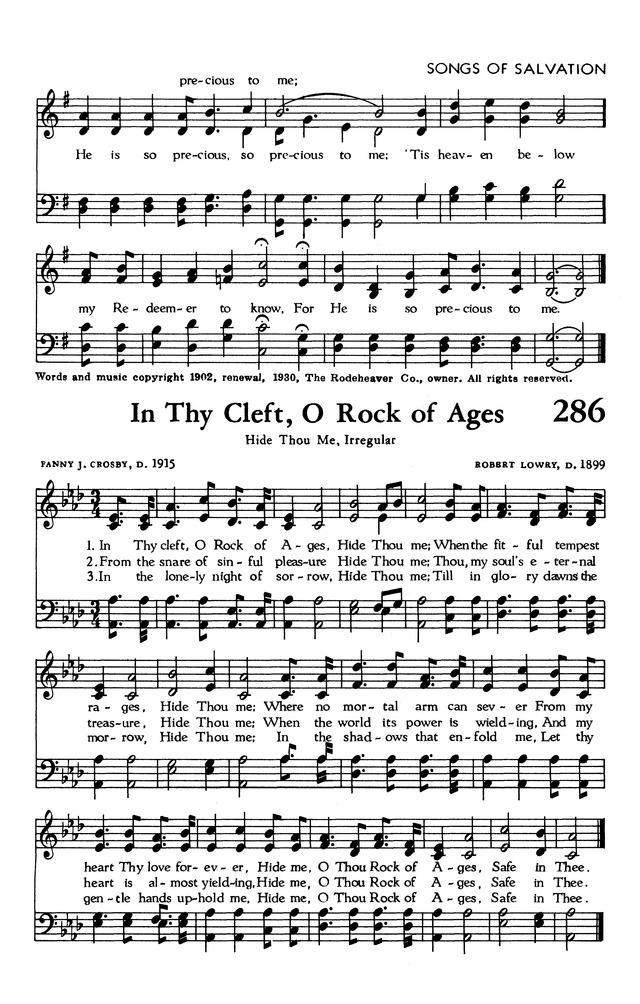 The Hymnal of The Evangelical United Brethren Church page 269