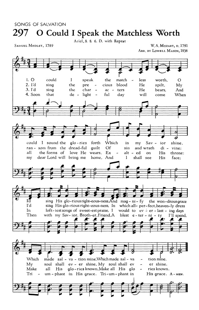 The Hymnal of The Evangelical United Brethren Church page 280