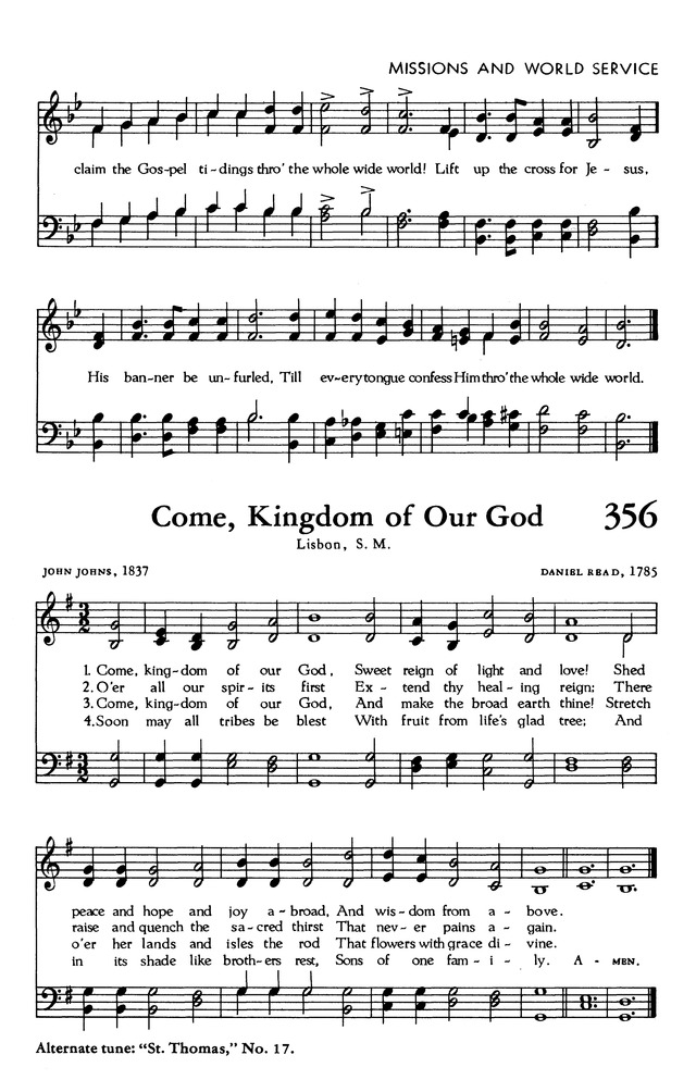 The Hymnal of The Evangelical United Brethren Church page 327