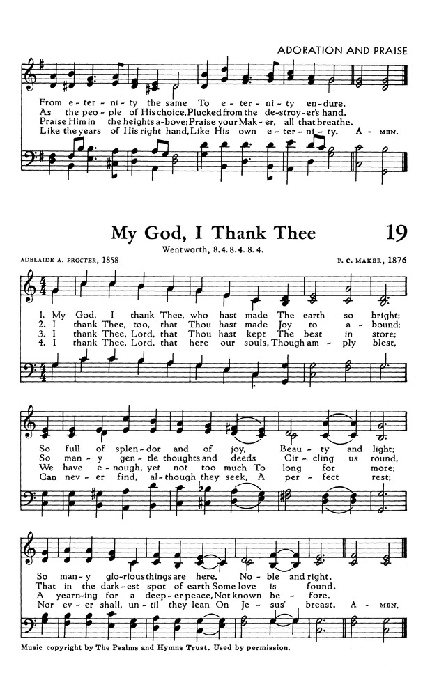 The Hymnal of The Evangelical United Brethren Church page 37